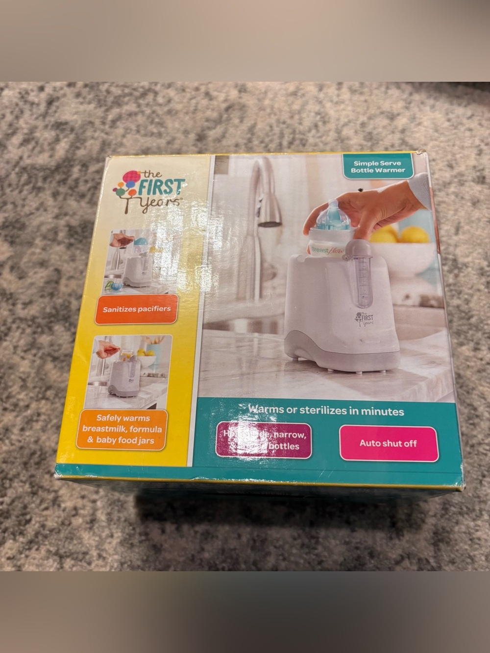 White Simple Serve Bottle Warmer
